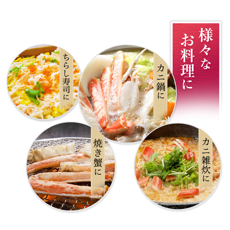 海鮮 2Lサイズ ズワイガニ 肩脚 ボイル 3肩 約800g 極寒の北の海で獲れたカニの女王ずわいがに 【かに/カニ/蟹/ズワイ蟹/ボイルズワイガニ/ギフト/プレゼント/贈答/高級】