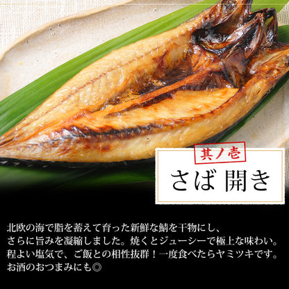 特大 笹の葉 干物セット 3種 詰め合わせ 合計1kg以上 無添加 【干物/ひもの/冷凍/ほっけ/ホッケ/さば/サバ/鯖/あじ/アジ/鰺/ギフト/プレゼント/おつまみ/贈り物/贈答/海鮮】