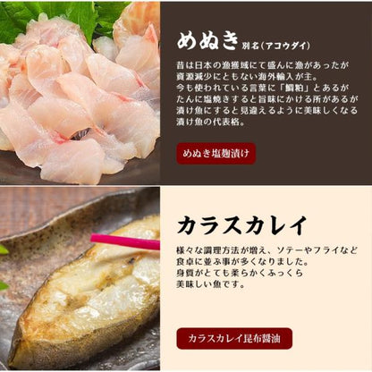 漬け魚 10切セット  ギフト 西京漬け 魚 粕漬け 塩麹 ねぎ味噌漬け 【北海道/切り身/鮭/さけ/サケ/銀だら/カレイ/ひらす/めぬき】【詰め合わせ/プレゼント/贈答】