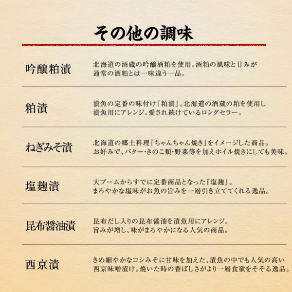 漬け魚 10切セット  ギフト 西京漬け 魚 粕漬け 塩麹 ねぎ味噌漬け 【北海道/切り身/鮭/さけ/サケ/銀だら/カレイ/ひらす/めぬき】【詰め合わせ/プレゼント/贈答】