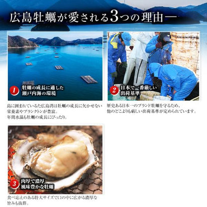 広島県産カキ 1kg 冷凍 35-40粒前後 Lサイズ  海の幸が豊富な瀬戸内海で育てられた良質な広島牡蠣 【広島かき/牡蠣/広島産カキ/ギフト/贈答】