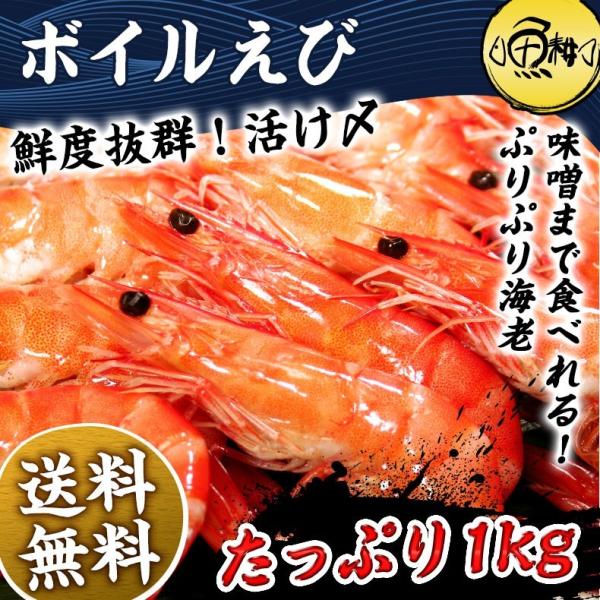 有頭 ボイルエビ Mサイズ たっぷり 1kg 新鮮さにこだわった有頭活きボイル 【えび/海老/エビ/有頭えび/BBQ/海鮮/バーベキュー/ギフト/贈答】