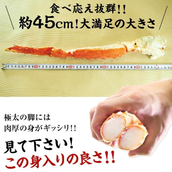 タラバガニ 超特大 ボイル たらば蟹 本タラバガニ 肩 1.5kg 3～4人前 身入りが良く味も濃厚なたらばがにを厳選 【かに/カニ/蟹/たらばがに/タラバ蟹/3kg/ギフト/贈答】