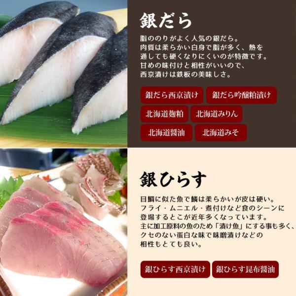漬け魚 3種類から選べる 6切プレミアムセット ギフト 西京漬け 魚 粕漬け 塩麹 ねぎ味噌漬け 【北海道/切り身/鮭/さけ/サケ/銀だら/カレイ/ひらす/めぬき】【詰め合わせ/プレゼント/贈答】