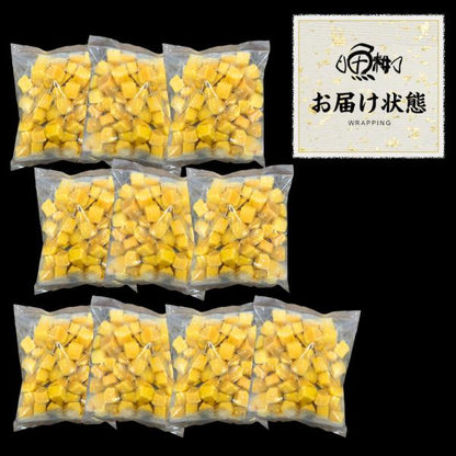 プレミアムマンゴー 無添加 冷凍 5kg 500g×10 カット済み 【マンゴー/カットマンゴー/高糖度/糖度15度以上/カッチュー種/ベトナム産/南国フルーツ/フルーツ/トロピカル/ダイスカット】