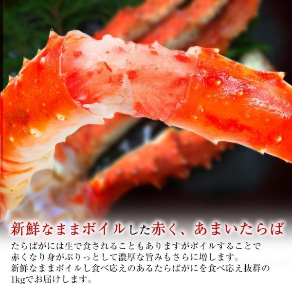 タラバガニ ボイル たらばがに 本タラバガニ 肩 5Lサイズ 1kg 2～3人前 身入りが良く味も濃厚なたらば蟹を厳選 【かに/カニ/蟹/タラバ蟹/ギフト/プレゼント/贈答/海鮮/高級】
